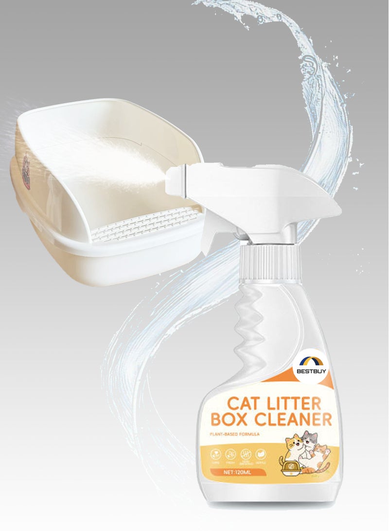 OGAS Litter Box Cleaning Sanitizing Spray – Eliminates Odor & Bacteria, Enzyme-Powered, Cat-Friendly - Image 1